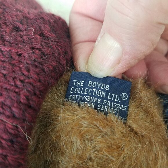 Boyds Bear JB Bean Series LEO BRUINSKI With Jeans, Hat & Sweater (1985-1998) 10" - Picture 10 of 13